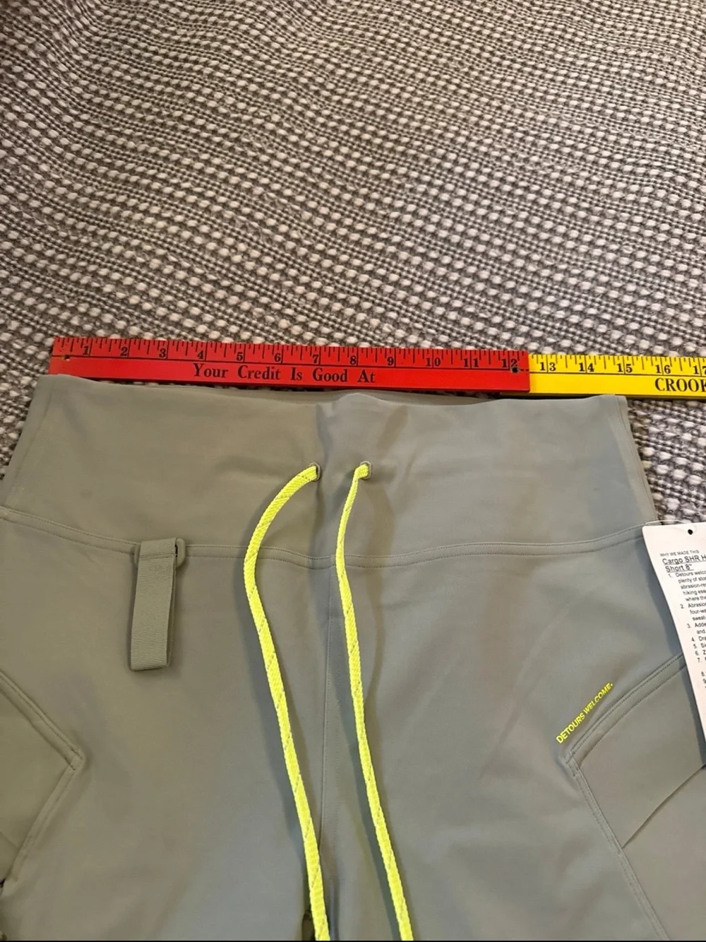 NWT Lululemon Cargo Super-High-Rise Hiking Short 8
